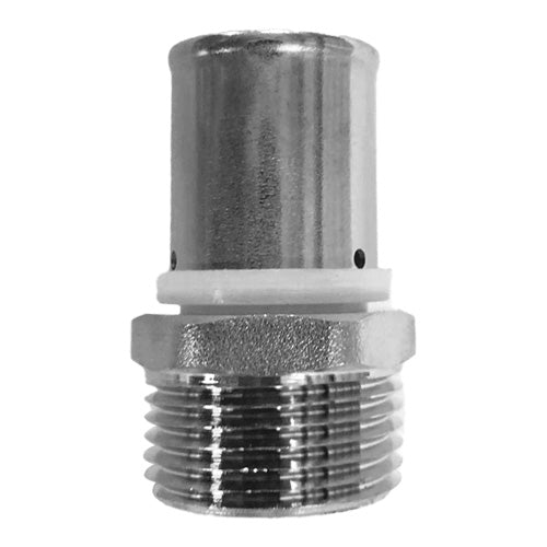 Conector macho prensable de latón - KM Komfort Market - komfort.market