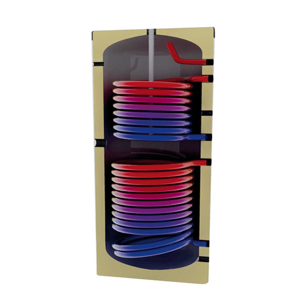 Tanque térmico doble serpentín con inspección WHPS BA DS Fondital - komfort.market