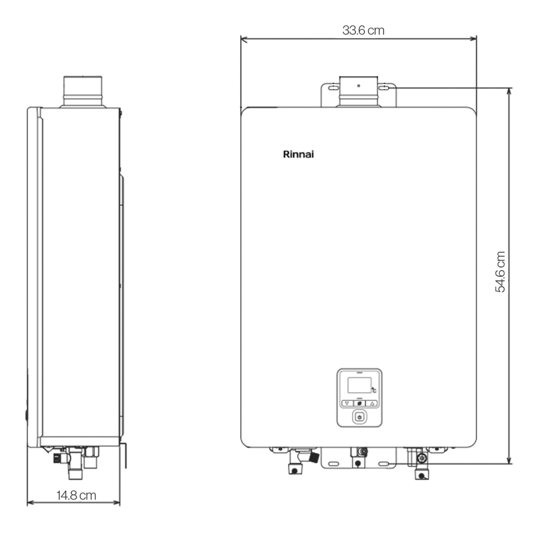 Calentador Instantáneo Rinnai Serie Comfort