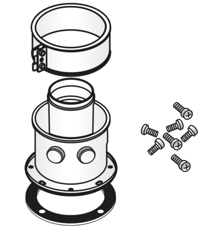 Kit salida coaxial Ø100/60 (para calderas TFS)